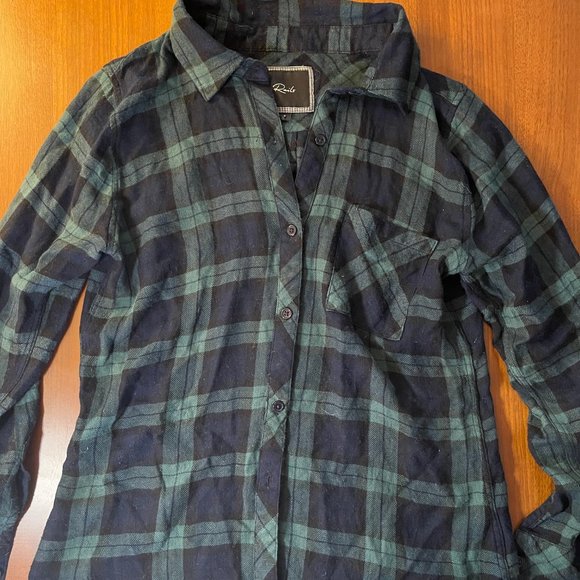 RAILS, flannel plaid button-down, Size S - Picture 2 of 2